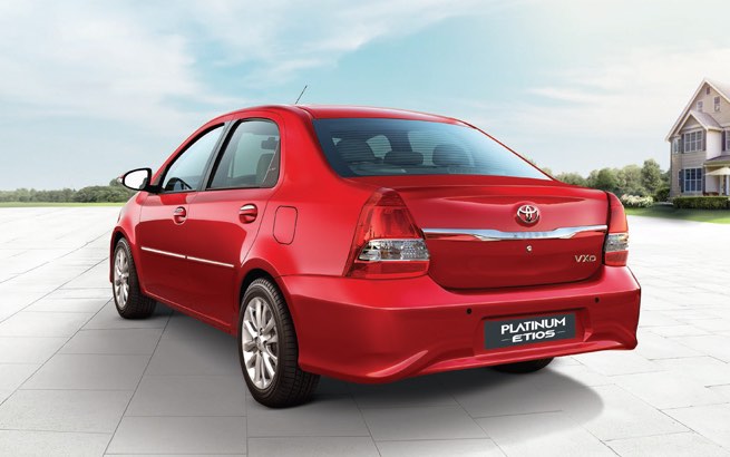 Toyota Etios Platinum Rear