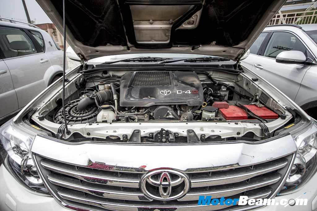 Toyota Fortuner Shootout Engine