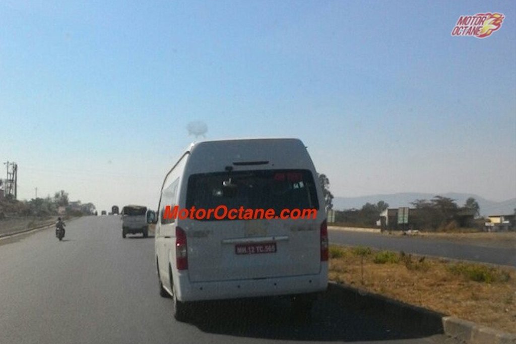 Toyota Hiace Spied India