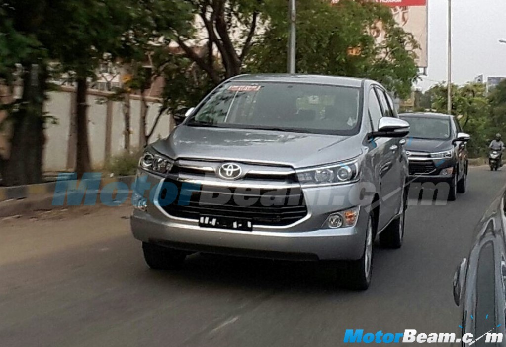 Toyota Innova Crysta Bengaluru Spotting