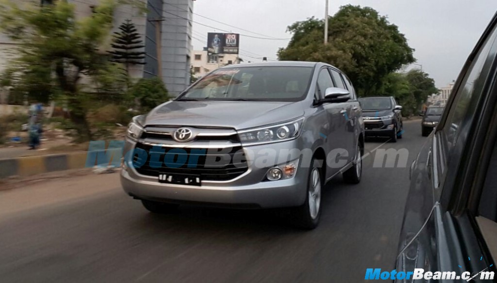 Toyota Innova Crysta India Spotting