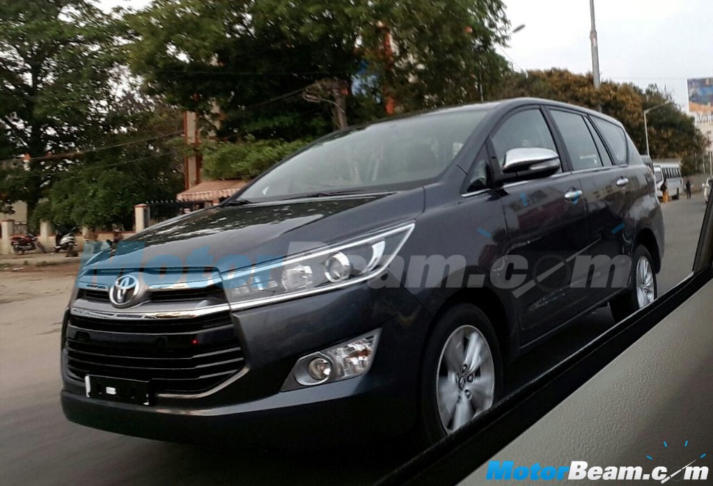 Toyota Innova Crysta Spotted India