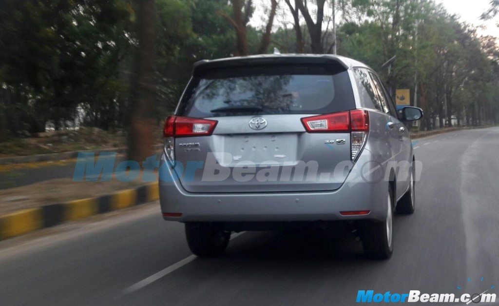Toyota Innova Crysta Testing India