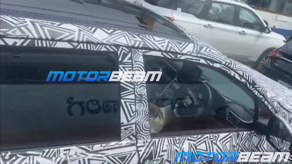 Toyota Innova Hycross Interior Spied