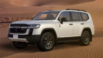 Toyota Land Cruiser Rally Raid desert front