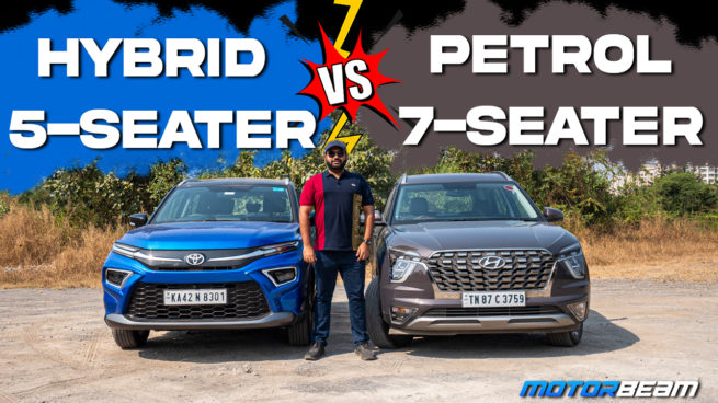 Toyota Urban Cruiser Hyryder vs Hyundai Alcazar