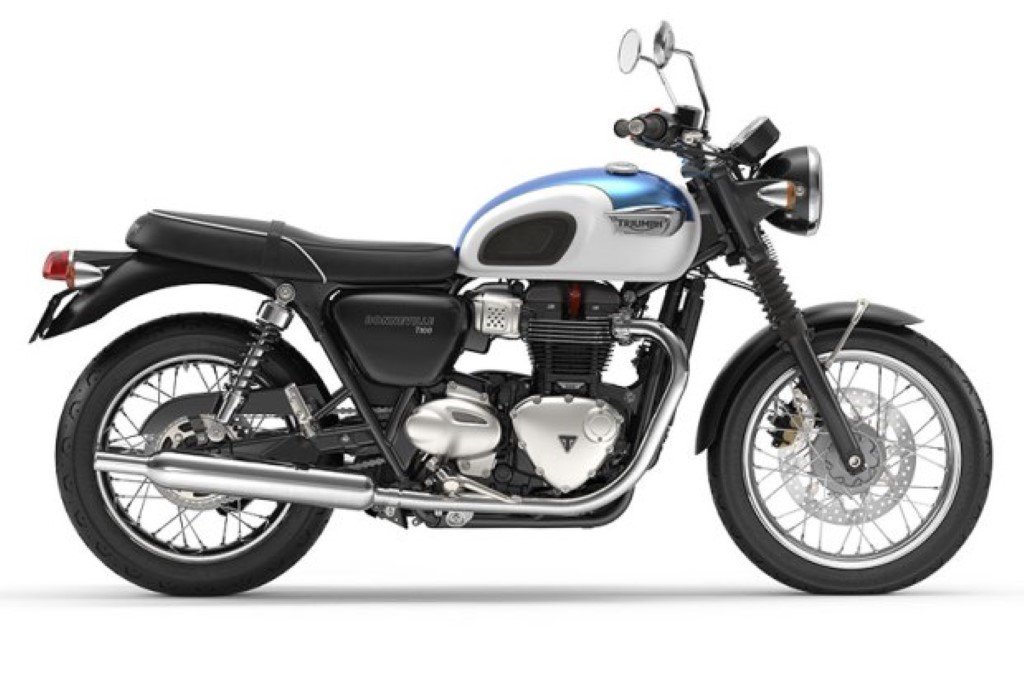 Triumph Bonneville T100 Aegean Blue