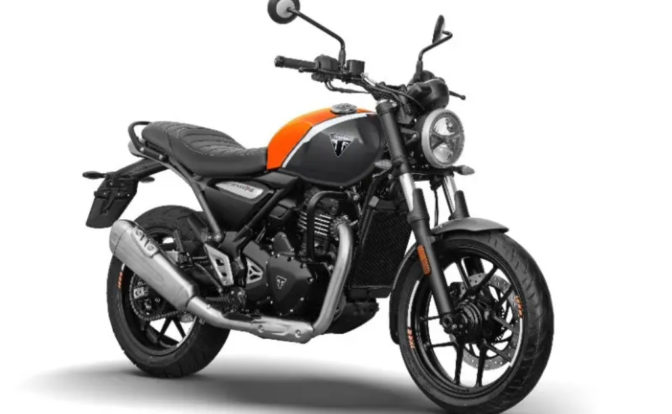 Triumph Speed T4 Baja Orange front