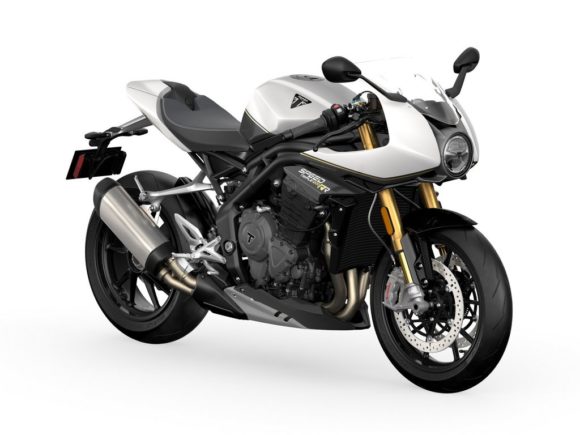 Triumph Speed Triple 1200 RR Crystal White Storm Grey
