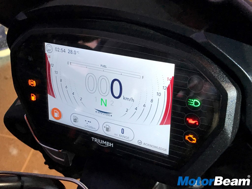 Triumph Street Triple RS Instrument Cluster