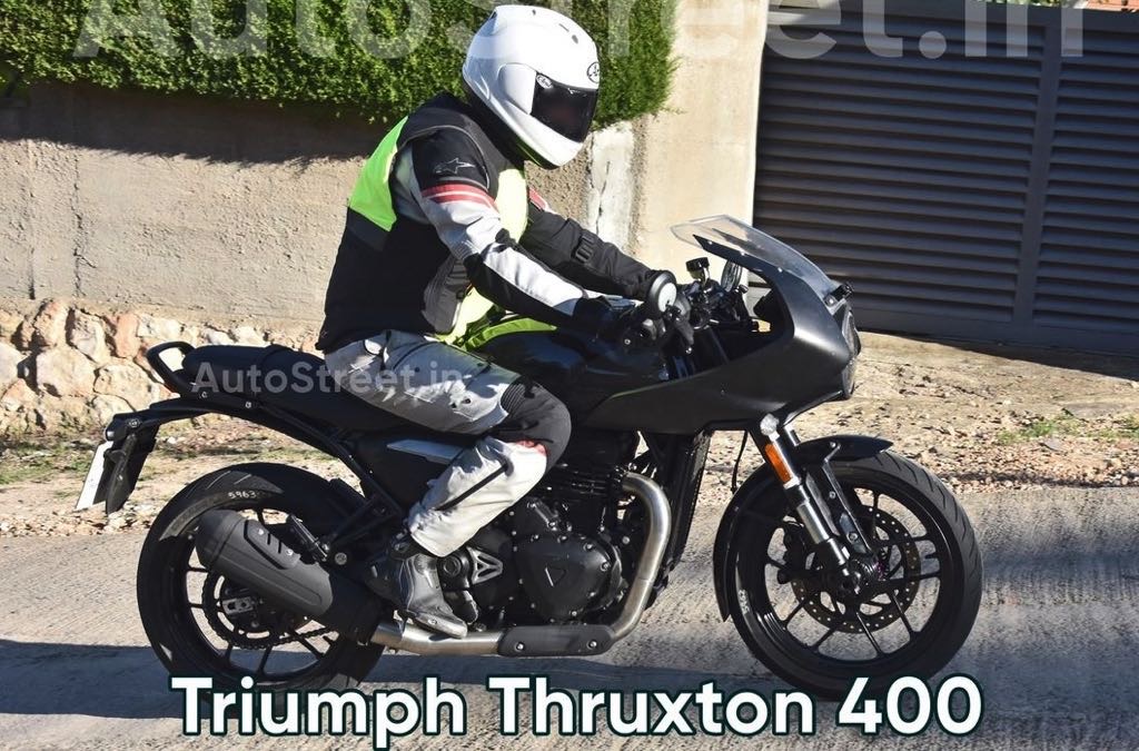 Triumph Thruxton 400 Spotted Testing