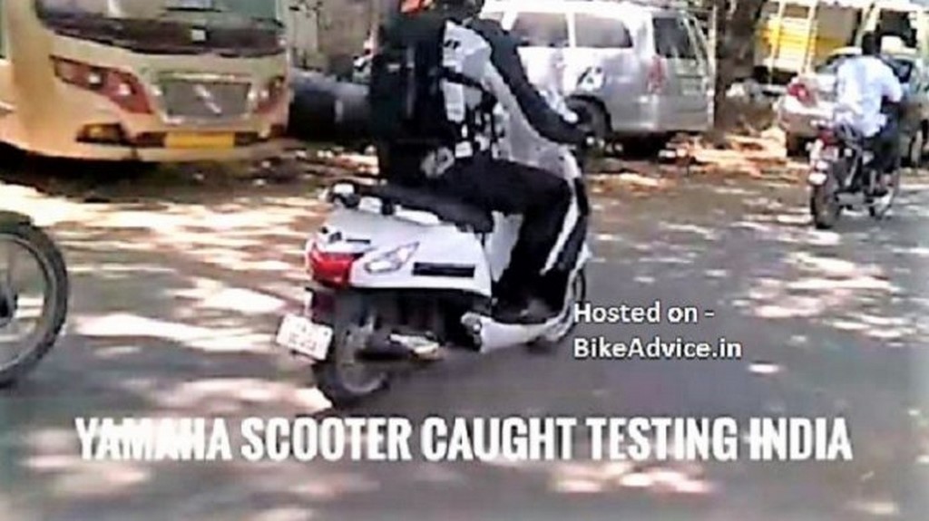 Upcoming Yamaha Scooter Spied In Chennai