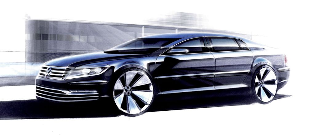 Volkswagen Phaeton Sketch