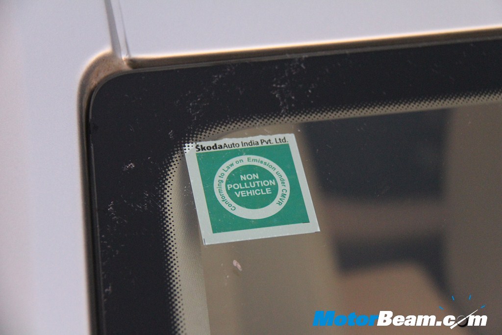 VW Jetta - Non Polluting Vehicle Sticker