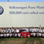 Volkswagen 5,00,000th Car Chakan Plant