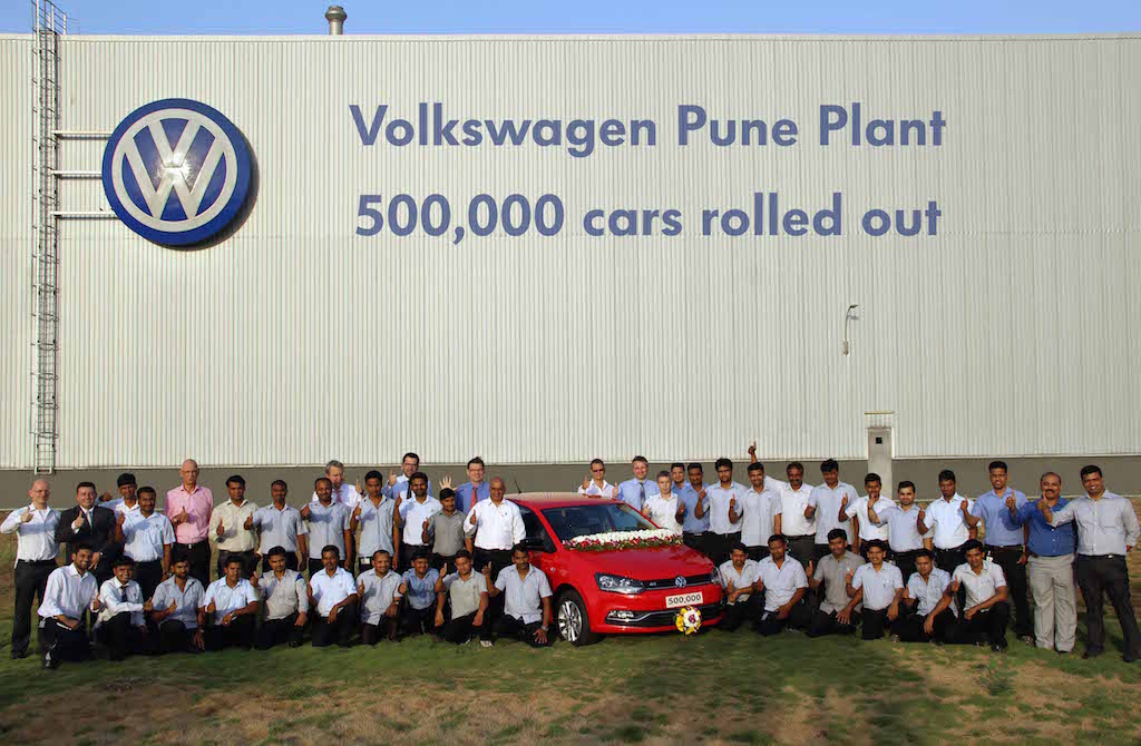 Volkswagen 5,00,000th Car Chakan Plant