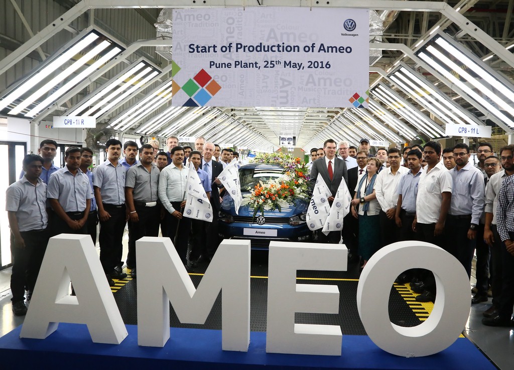 Volkswagen Ameo Production Begins