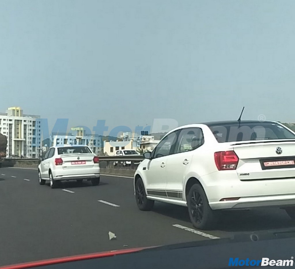 Volkswagen Ameo Rear Spotted