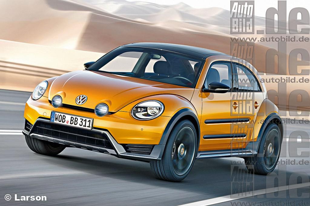 Volkswagen Beetle Crossover Rendering