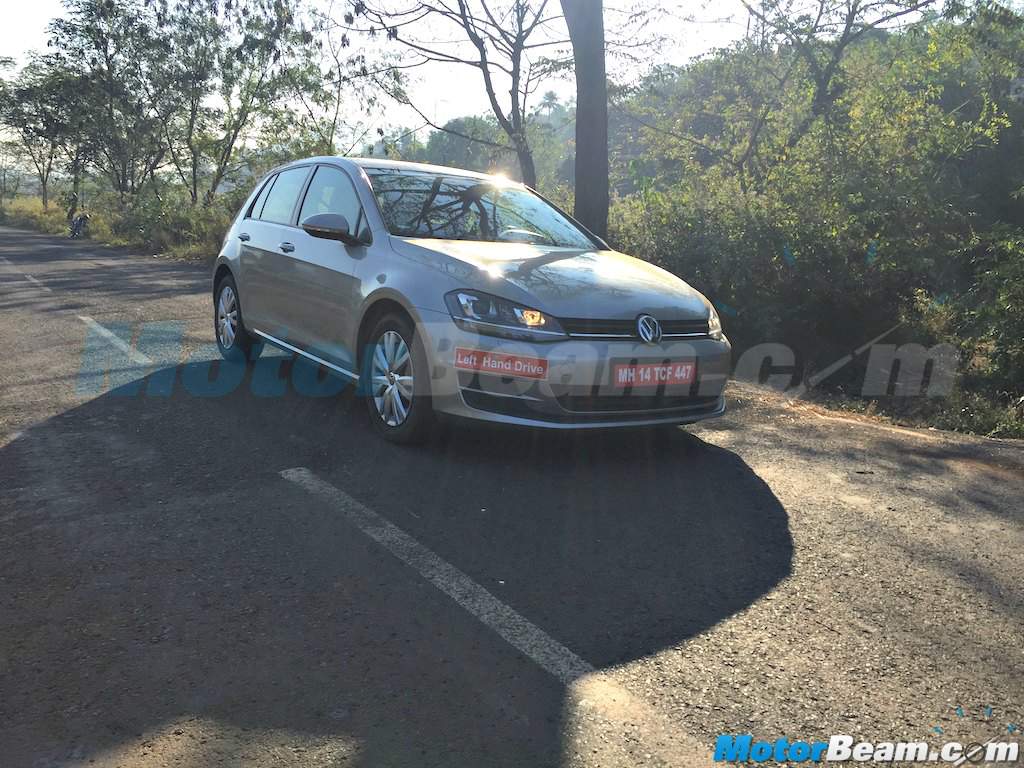 Volkswagen Golf LHD Testing India