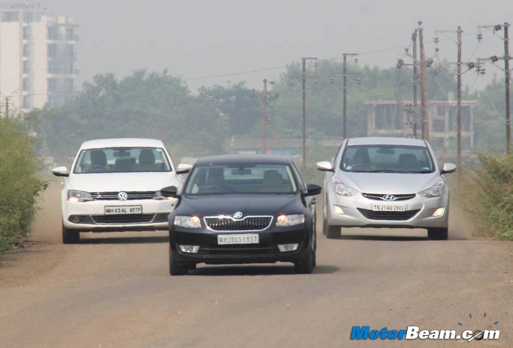 Volkswagen Jetta vs Skoda Octavia vs Hyundai Elantra