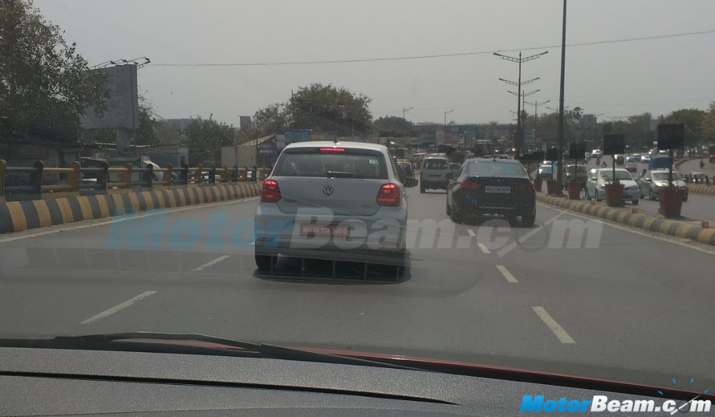 Volkswagen Polo Facelift Spied Mumbai