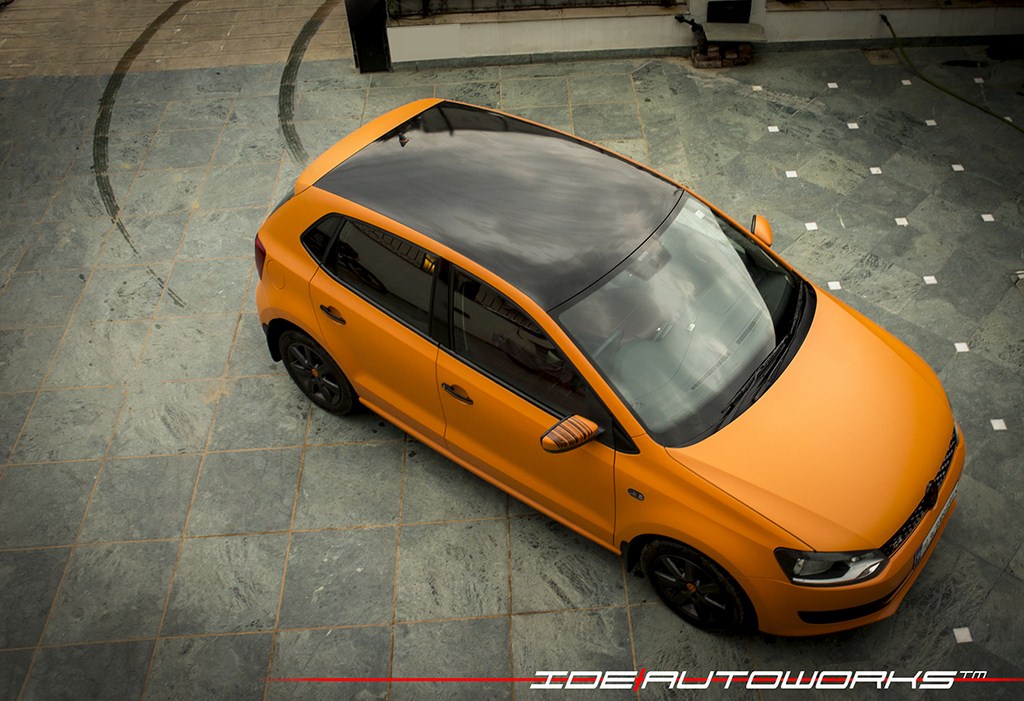 Volkswagen Polo Matte Orange Top