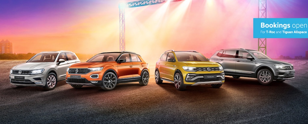 Volkswagen T-Roc, Tiguan Bookings
