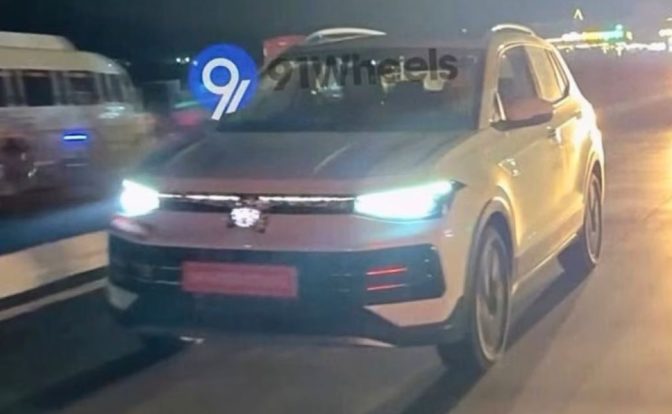 Volkswagen Taigun Facelift Spotted
