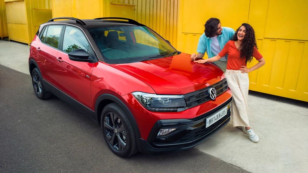 Volkswagen Taigun Flash Red