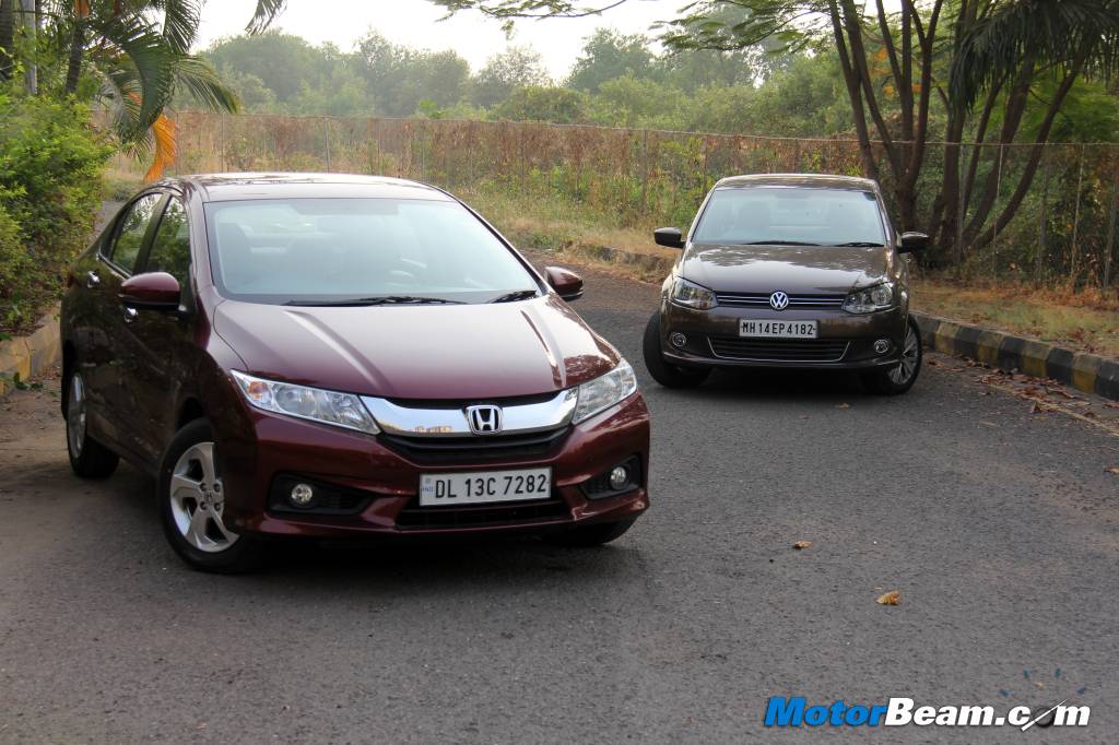 Volkswagen Vento Diesel AT vs Honda City