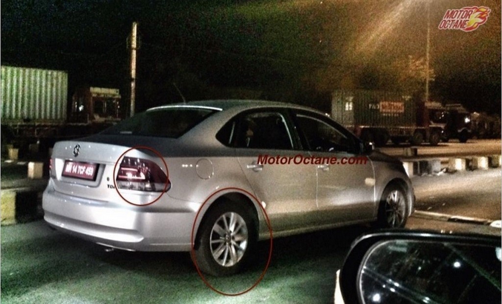 Volkswagen Vento Facelift Spied