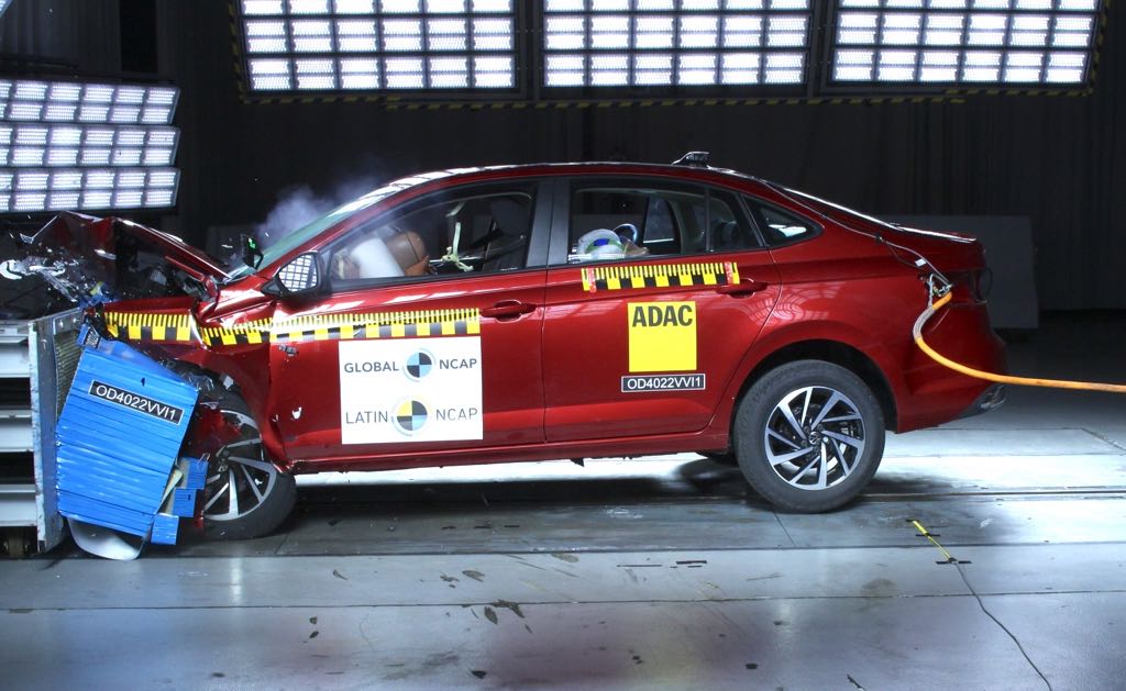 Volkswagen Virtus Crash Test Latin NCAP