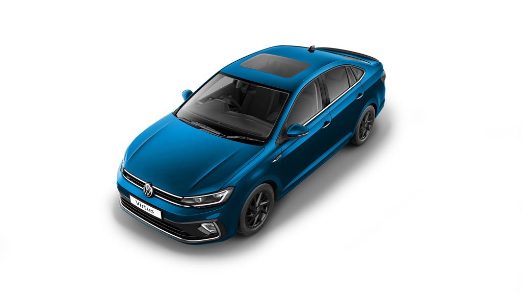 Volkswagen Virtus Lava Blue Price