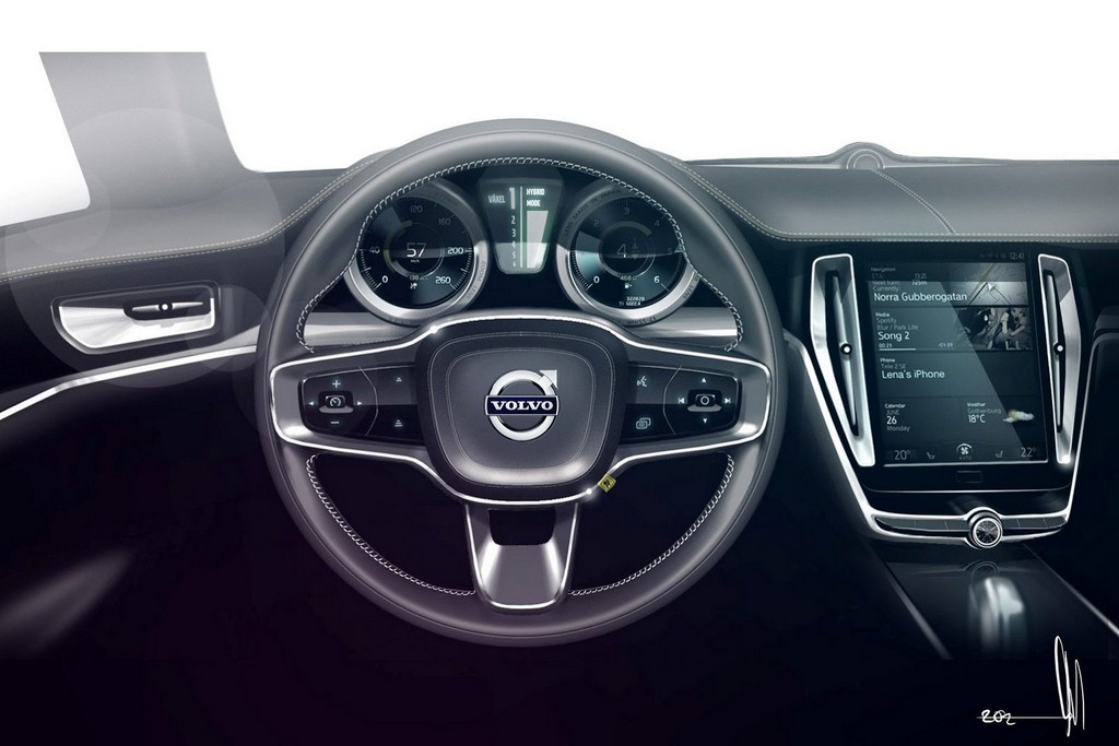 Volvo Concept Coupe Centre Console
