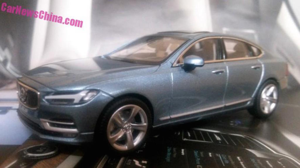 Volvo S90 Scale Model Leaked