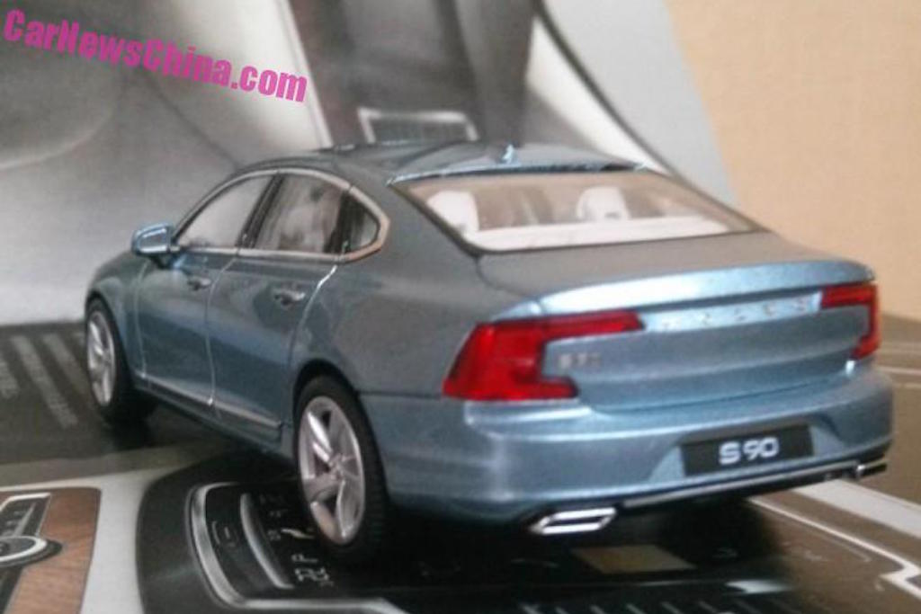 Volvo S90 Scale Model Rear