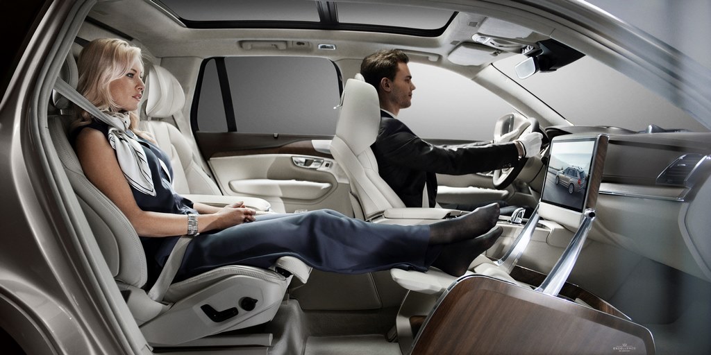 Volvo XC90 Excellence Lounge Interior Layout
