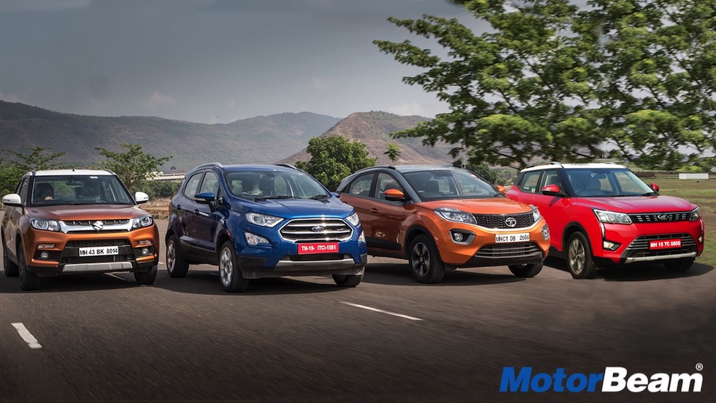 XUV300 vs EcoSport vs Nexon vs Vitara Brezza