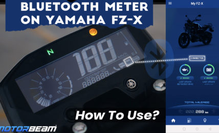 Yamaha FZ-X Bluetooth Meter