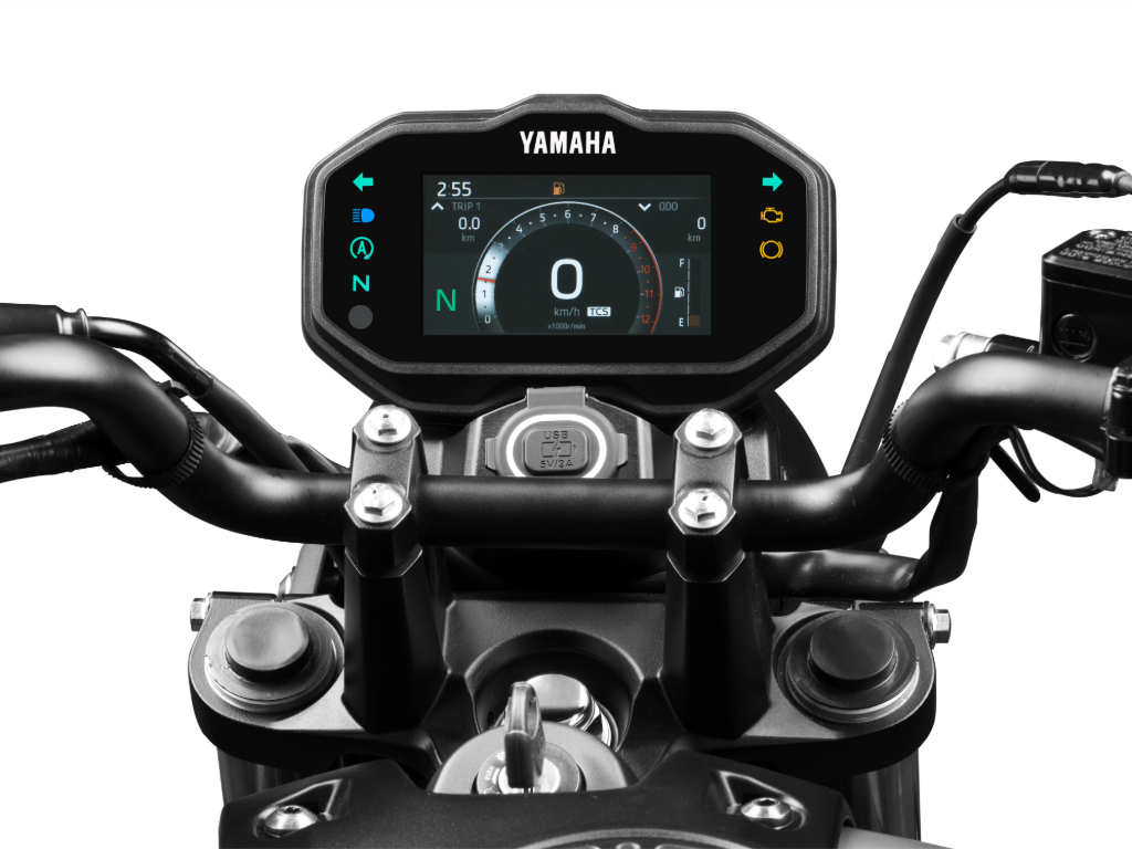 Yamaha FZ-X Hybrid instrument cluster