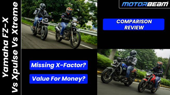 Yamaha FZ-X vs Xpulse vs Xtreme Comparison Video
