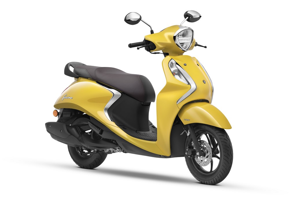 Yamaha Fascino 125 Hybrid Yellow Cocktail Price