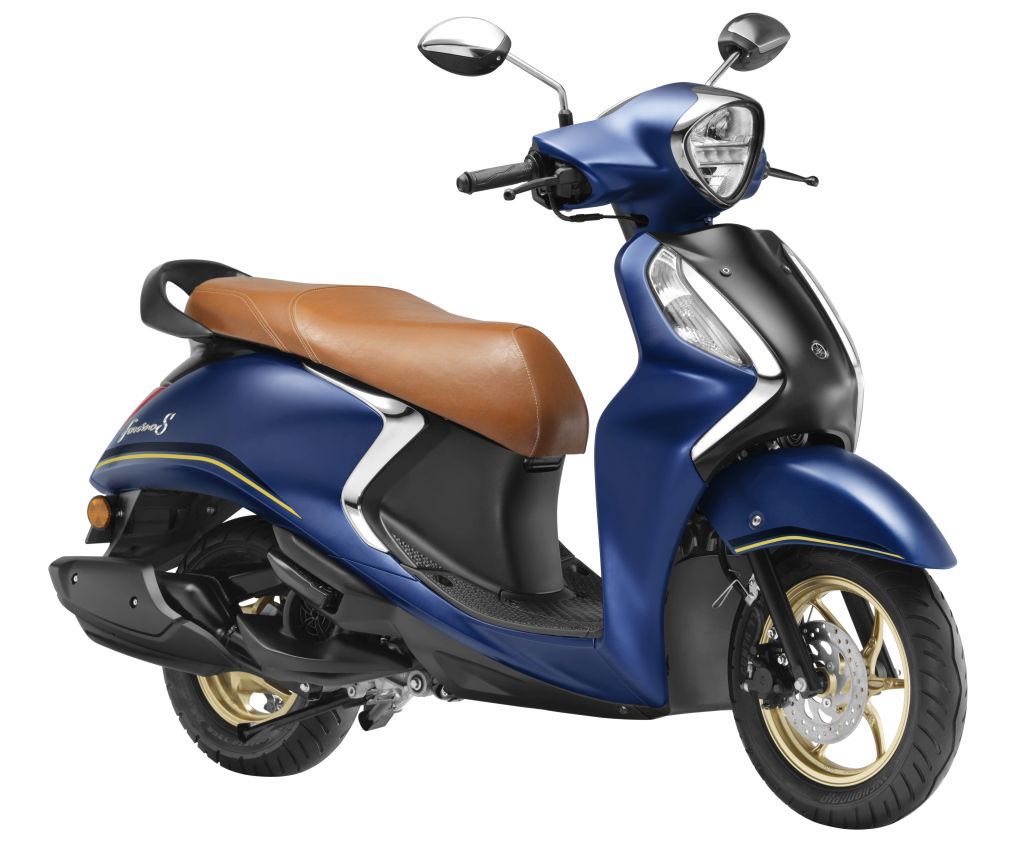 Yamaha Fascino Matt Blue