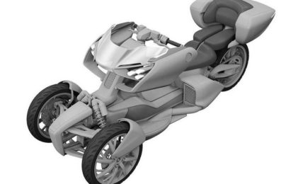 Yamaha Hybrid Trike Concept Patent