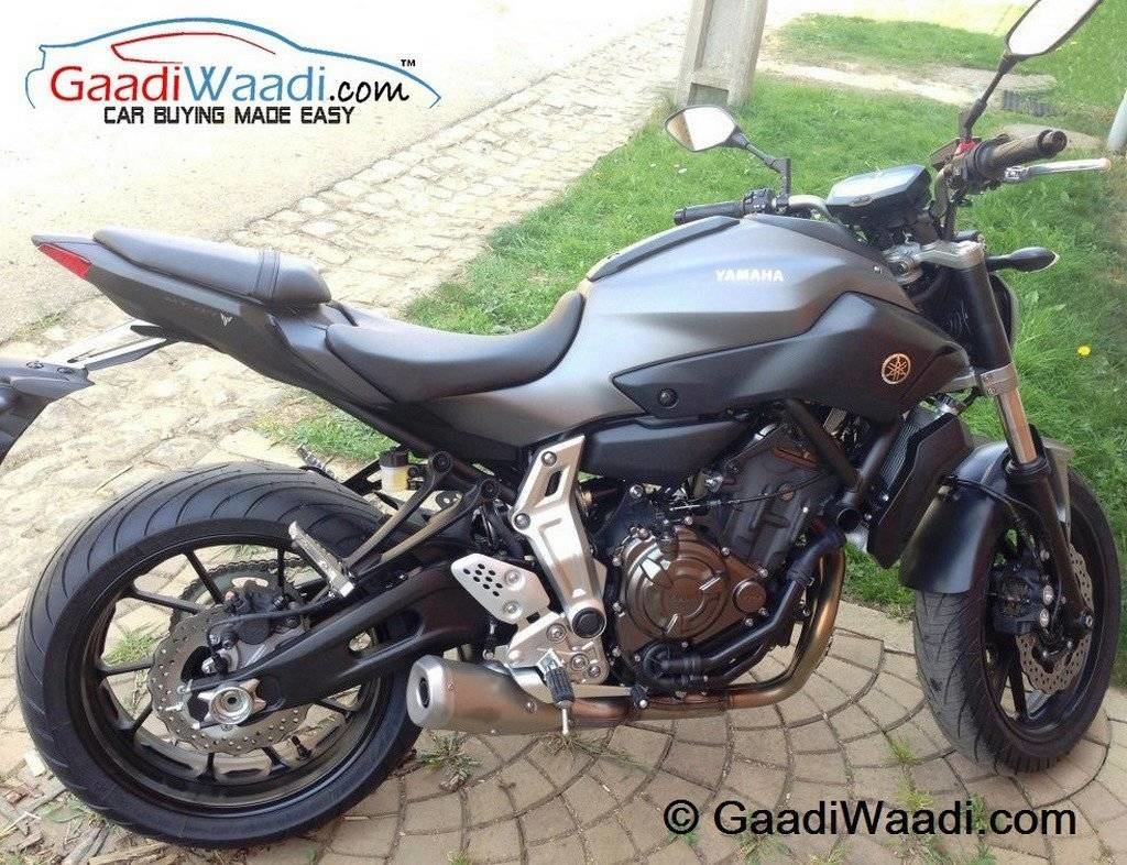 Yamaha MT-07 Spied India