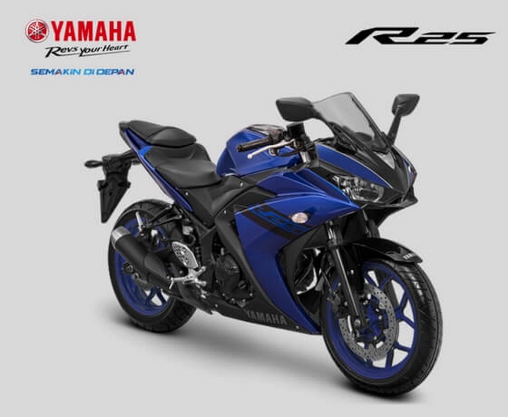 Yamaha R25 Deep Purplish Blue