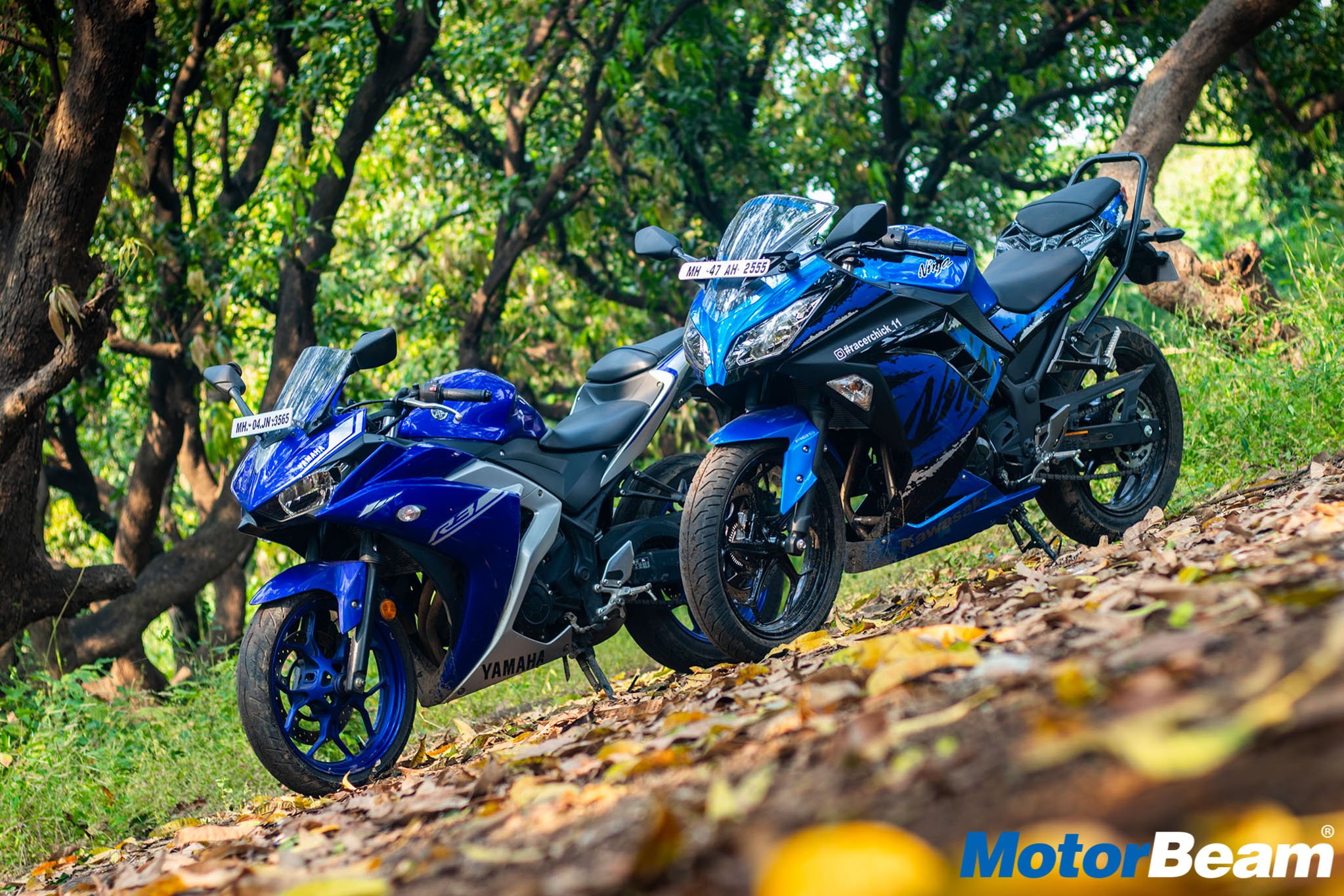 Yamaha R3 Vs Kawasaki Ninja 300 Shootout Motorbeam