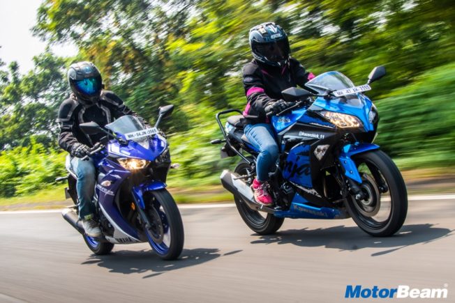 Yamaha R3 vs Kawasaki Ninja 300 Video Shootout