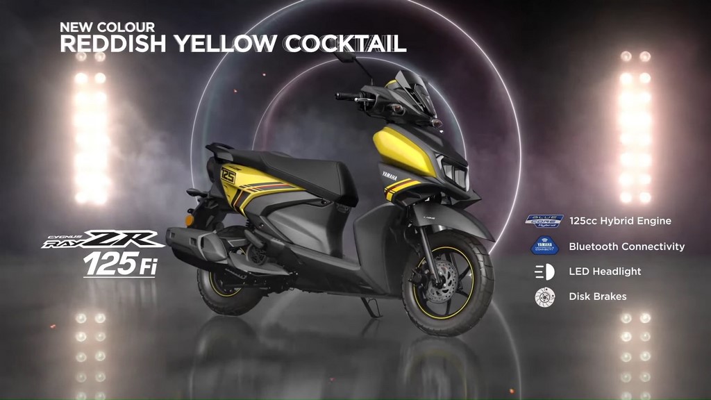 Yamaha Ray ZR 125 Hybrid Reddish Yellow Cocktail